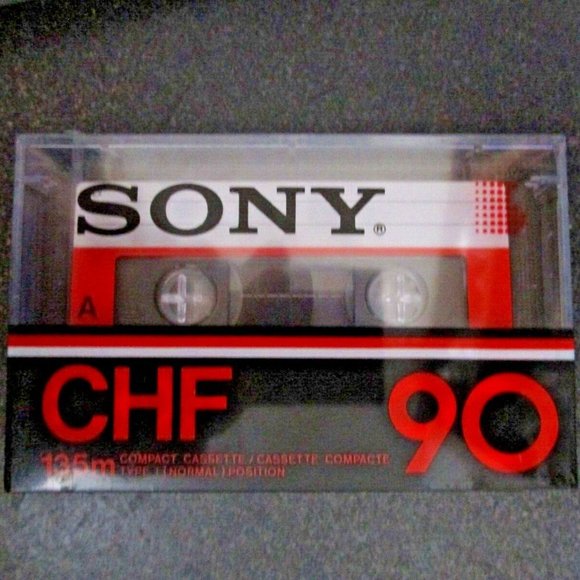 Sony Other - Sony CHF 90 New Sealed Blank Audio Cassettes Tape Japan Vintage